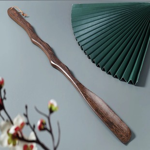 鸡翅木鞋拔子提鞋神器实木创意鞋拔子不用弯腰提鞋孕妇老人穿鞋器
