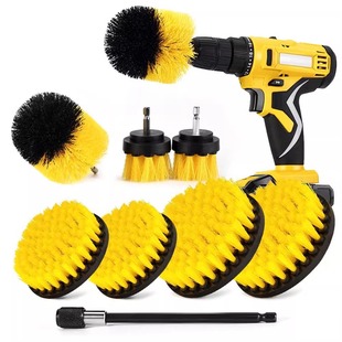 手电钻清洁刷头电动清洁刷锥形刷加长杆家用多功能瓷砖厨卫刷好物