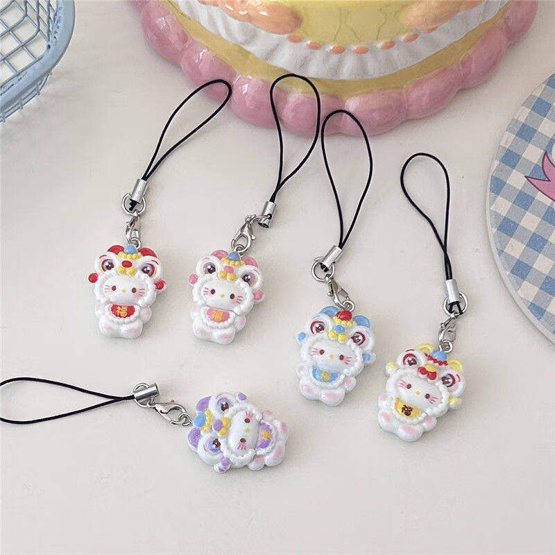 醒狮kt手机链可爱软萌卡通小猫挂件ins少女心甜美笔袋书包钥匙扣,家居饰品,创意礼品,淘宝优惠券,粉丝福利购,淘宝优惠卷