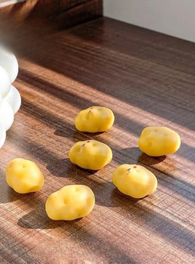 新款微缩DIY仿真小土豆树脂立体小摆件小孩子礼物奖励品装饰品