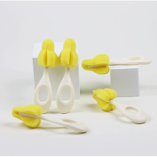 海绵奶嘴刷可替换缝隙刷水杯清洁无死角去茶渍洗杯子海绵刷子