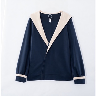 罗小黑战记2cos服鹿野师姐cos服蓝色连帽卫衣外套二次元cos