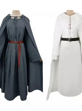 霍比特人指环王cos服 魔戒白色甘道夫cosplay万圣节舞台表演服