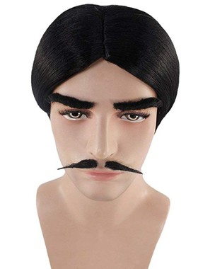 美国百老汇音乐剧《亚当斯一家》戈麦斯亚当斯Gomez Addams假发