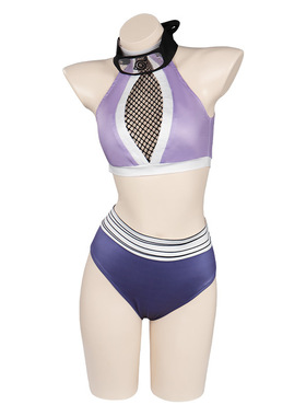 火影忍者cos 日向雏田 泳衣 泳装cosplay服装性感二创设计