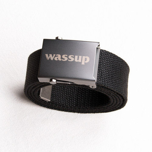 wassup腰带男帆布复古女士