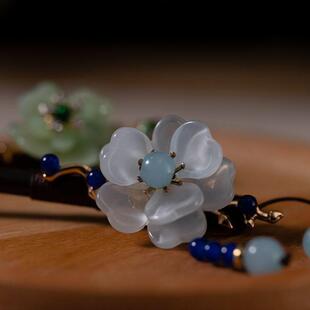 古风发簪子中式旗袍头饰汉服配饰步摇挽发钗盘发饰品手工木簪