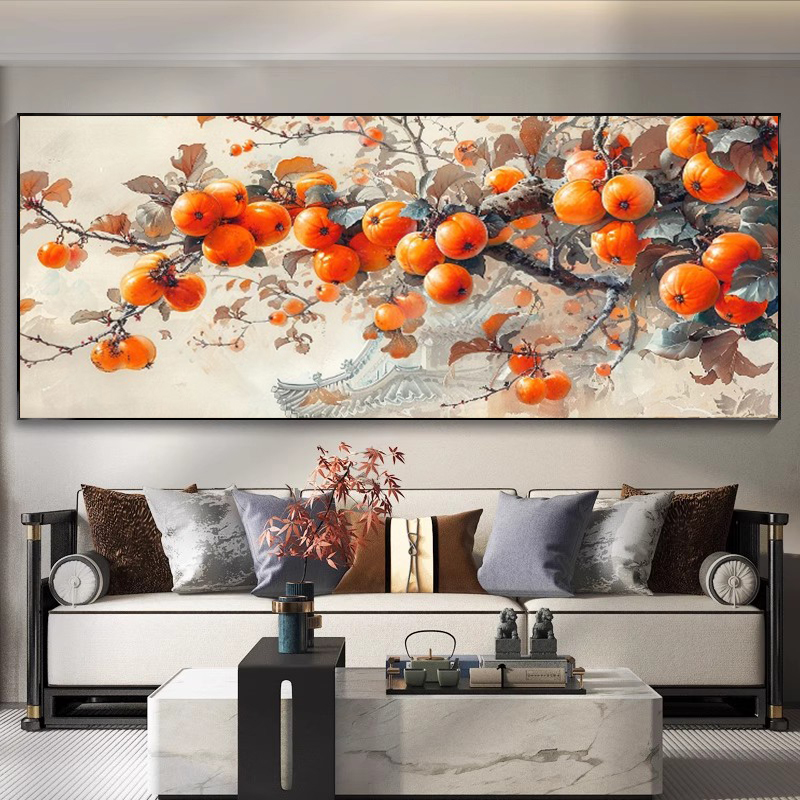 卧室柿柿如意5d钻石画满钻