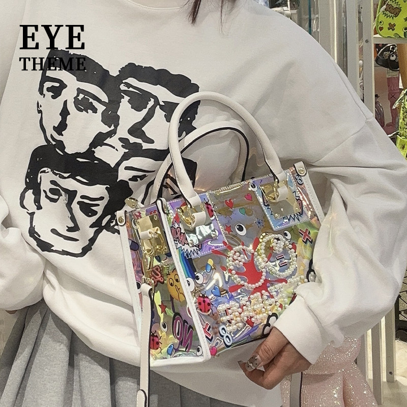 EYETHEME镭射透明大容量女包