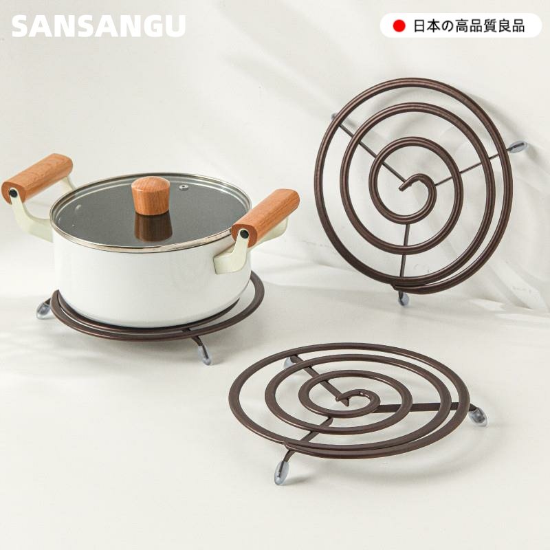 日式铁艺隔热垫锅垫家用大号防烫垫防热垫耐高温创意砂锅垫子