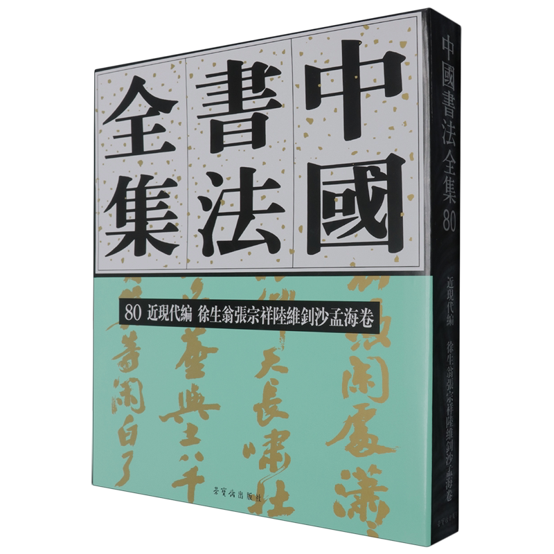 中国书法全集.80,近现代编.徐生翁张宗祥陆维钊沙孟海卷 - 实物图