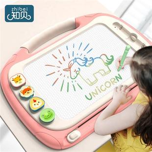 儿童画画板磁性力彩色涂鸦支架式 幼儿玩具幼儿家用可擦小孩写字板