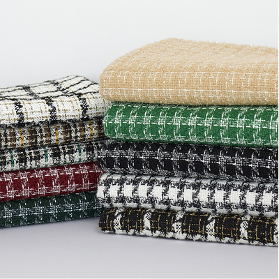 金丝格纹服装面料拍照背景布