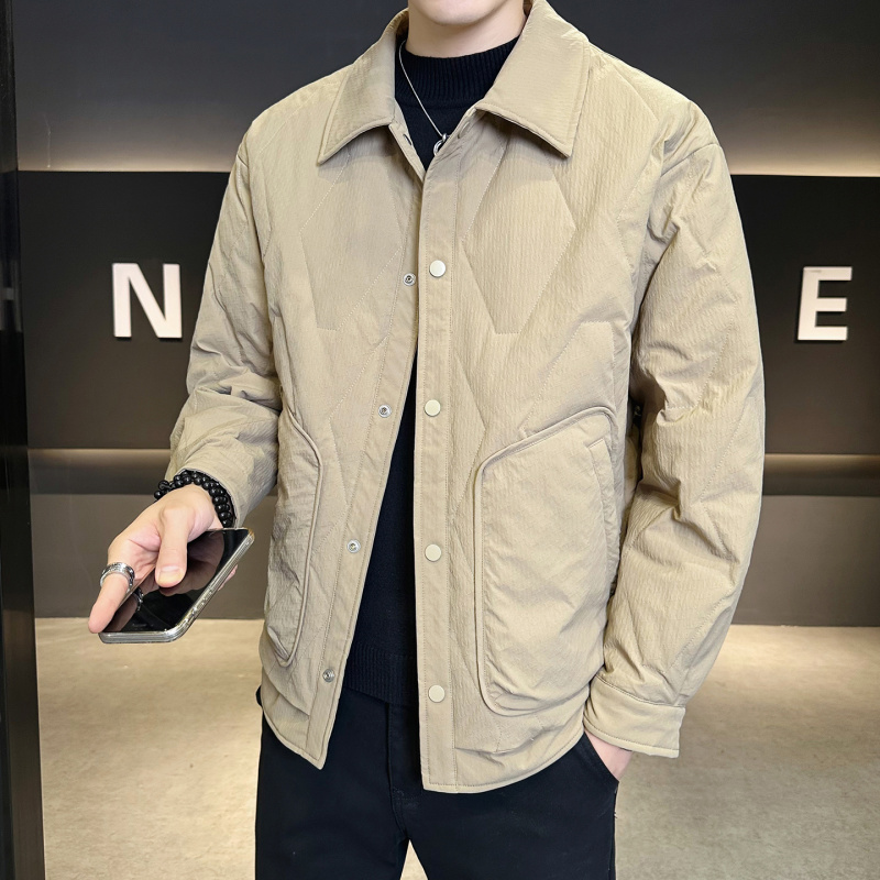 1997邮政局东京衣柜男装Anniehall早起工作室50%白鸭绒轻薄羽绒服