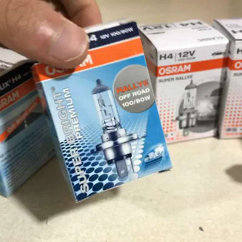 请议价-欧司朗进口12v前大灯h4 h7超亮卤素灯德国80w 100