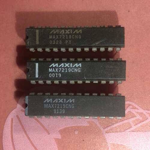 请议价-MAX7219CNG,DIP-24,进口拆机货，现货