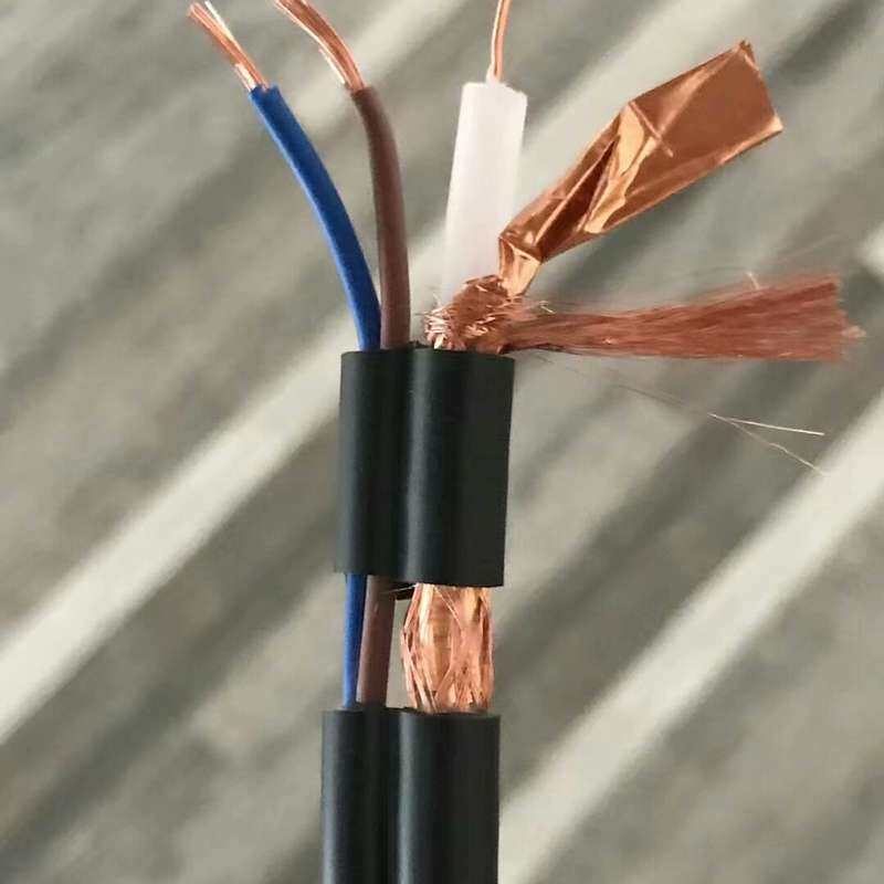 请议价-同轴模拟视频线带电源线一体线二合一综合线