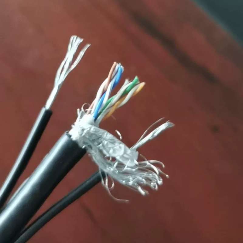 请议价-电梯专用网线 无氧铜 8芯网线+双屏蔽+双钢丝 电梯专用 全