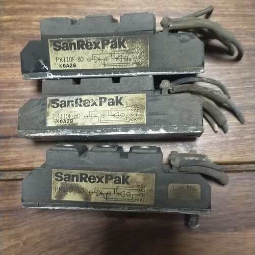 请议价-原装日本SanRexPaK110F -80可控硅模块3个，拆