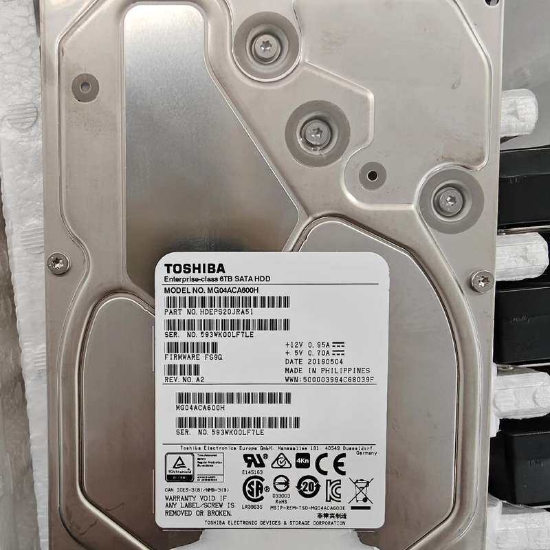 请议价-东芝6T SATA 4KN 企业级硬盘