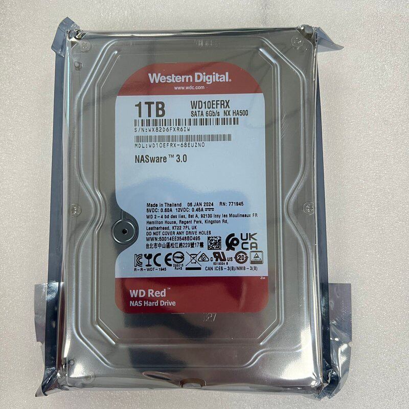 请议价-新全新未拆封 西数WD Red 1TB硬盘,型号WD10