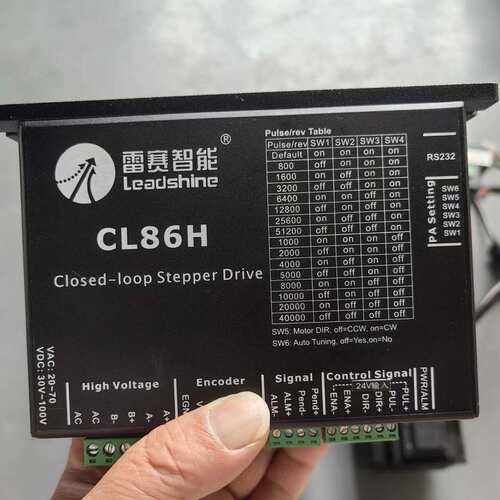 请议价-雷赛CL86H闭环步进驱动器，原装正品，拆机品，功能完好。