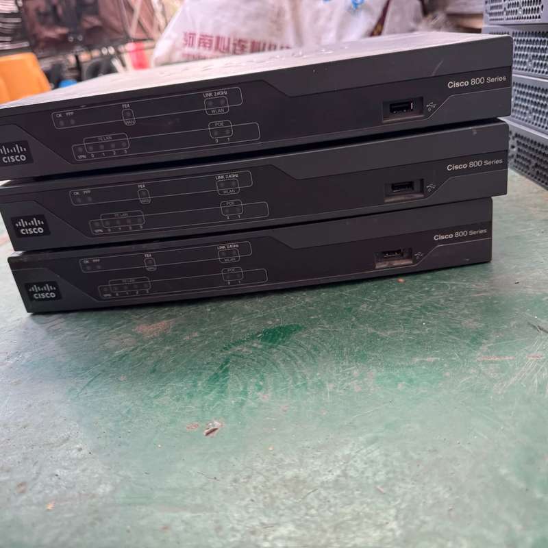 请议价-CISCO 思科 881-K9 企业路由器 电源没有了