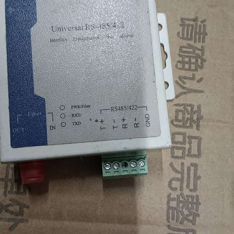 请议价-RS485工业控制光猫,单模单纤SC接口,支持RS485信号