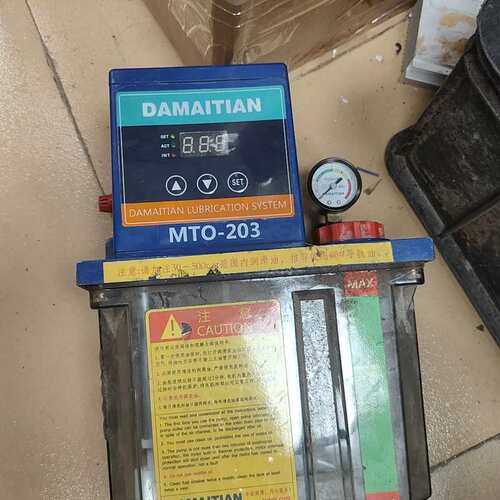 请议价-大麦田DAMAITIAN润滑泵MTO-203，带压力表显示，