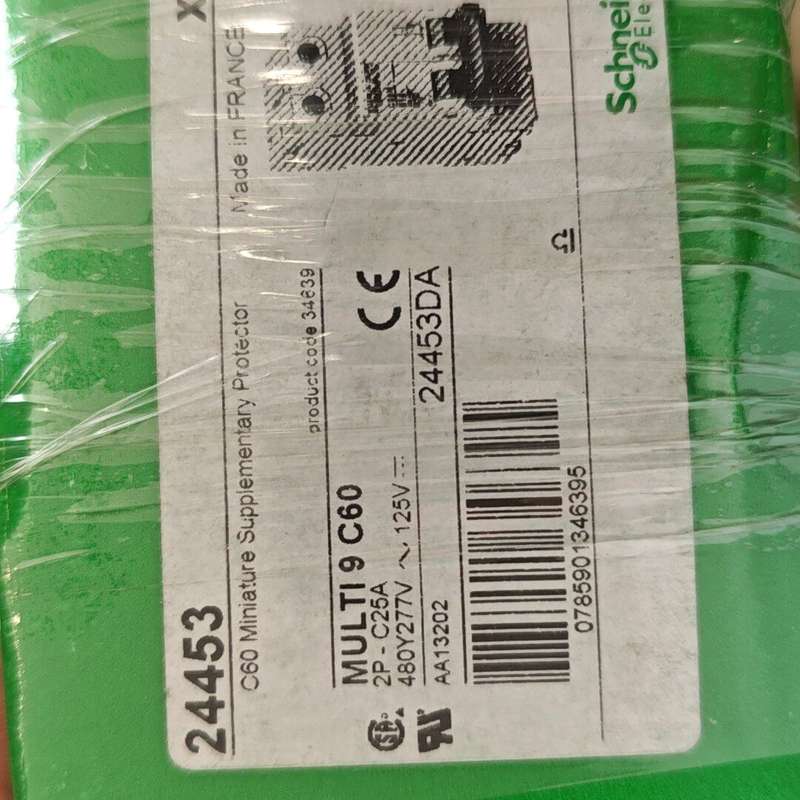 请议价-施耐德MULTI9 C60空气开关,型号24453DA,2P