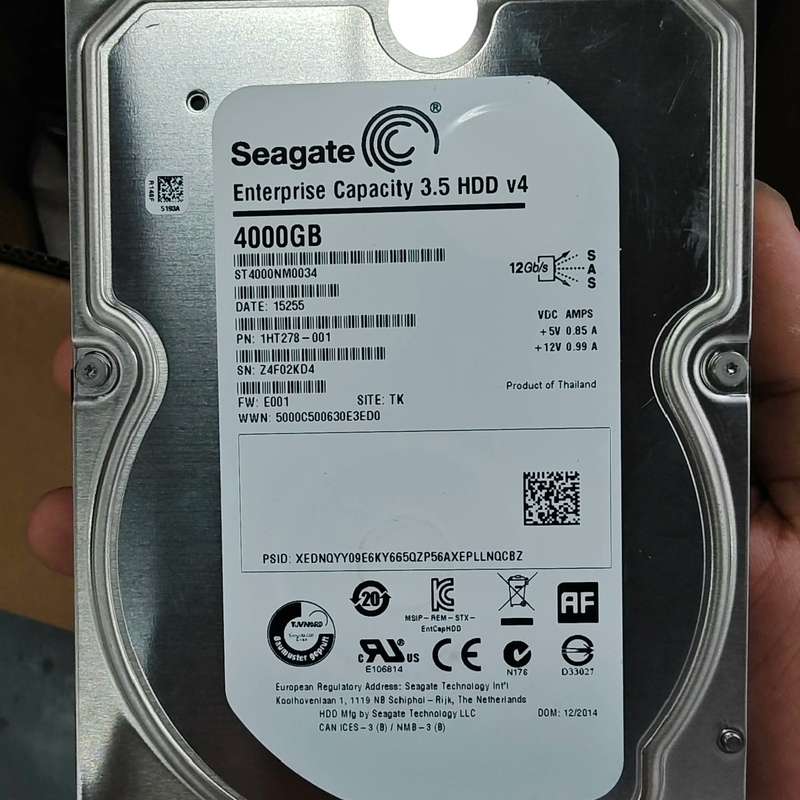 请议价-希捷4T SAS 3.5寸企业级硬盘