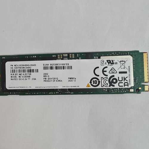 请议价-pm981a 256G M.2 2280 硬盘