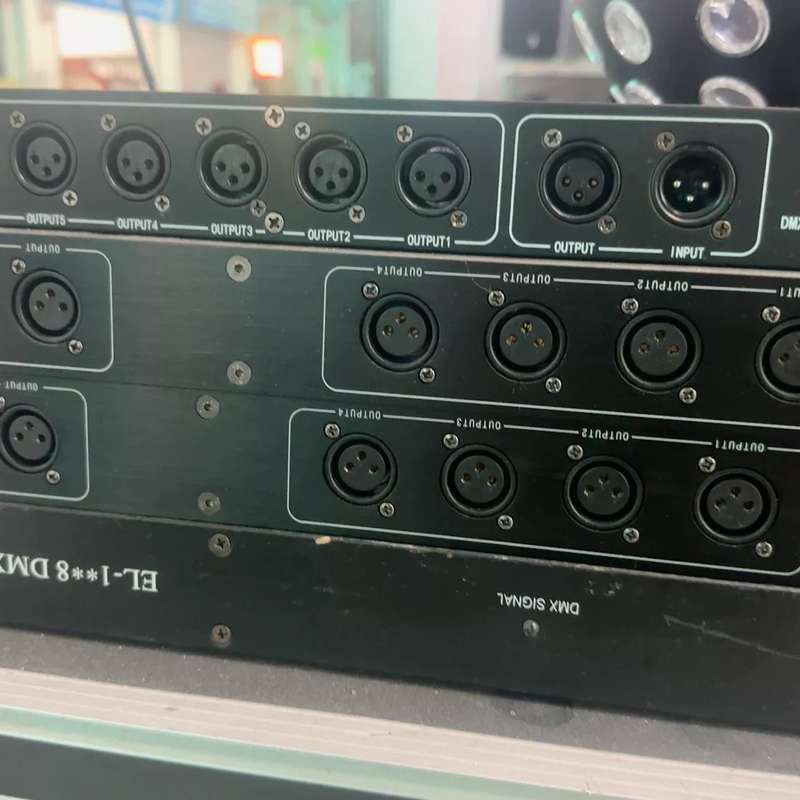 请议价-EL-1*8 DMX分配器,专业舞台灯光信号分配器,8路输出