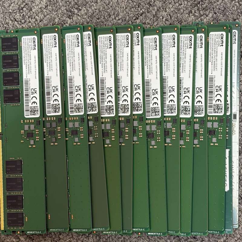 请议价-长鑫台式机5代16G-5600频率内存条 全新拆代号