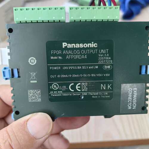 请议价-PLC模拟量输出模块 AFP0RDA4，Ver.1.0版