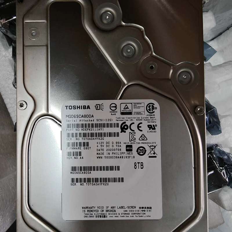 请议价-东芝8T SAS 4KN服务器企业级硬盘