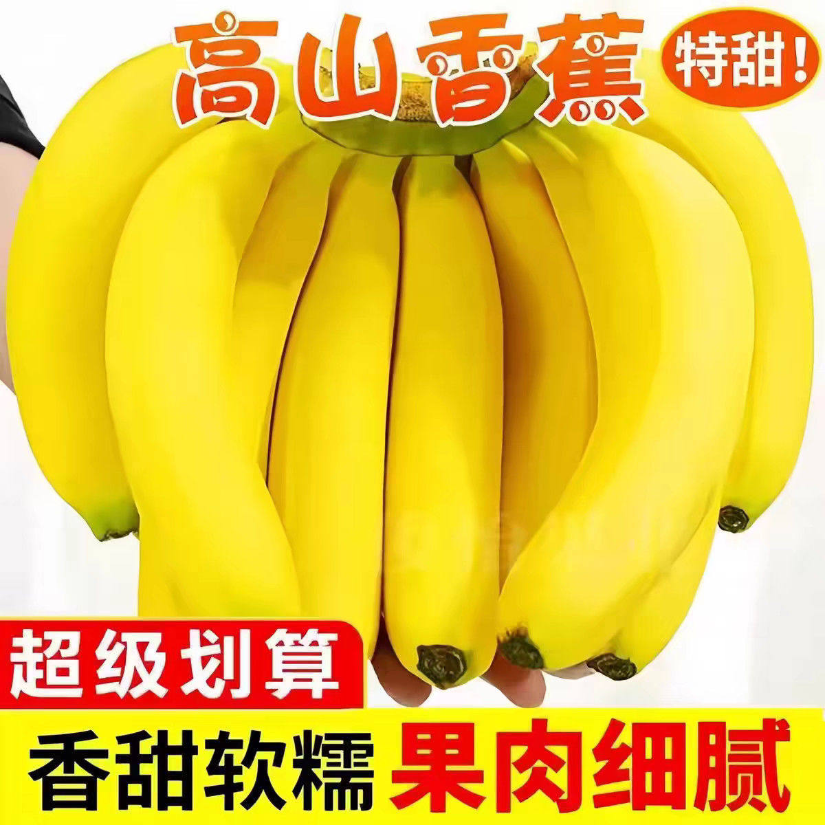 精选高山香蕉新鲜现摘批发自然水果薄皮当季青皮整箱香蕉催熟,水产肉类/新鲜蔬果/熟食,香蕉,淘宝优惠券,粉丝福利购,淘宝优惠卷