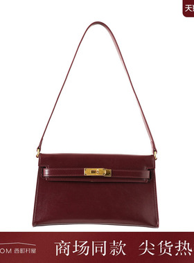 西町村屋简约通勤单肩包女秋季新款复古百搭斜挎信封包XXAC60033