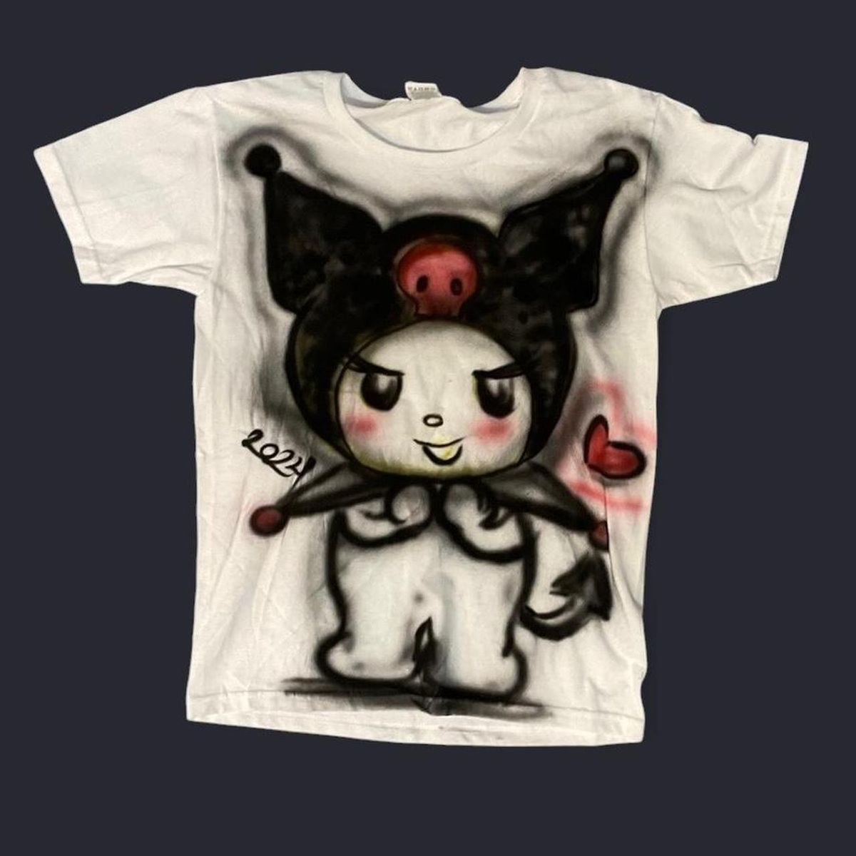 棱镜（Prism）可爱甜酷风卡通潮流趣味圆领二次元宽松短袖t恤