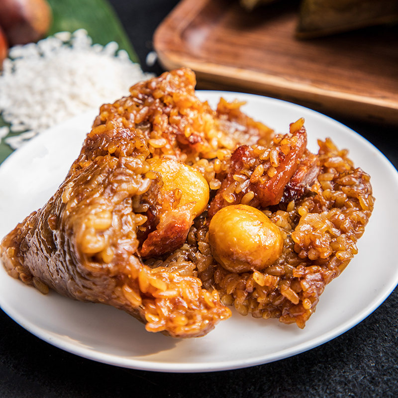 【金佬谷】嘉兴粽子肉粽散装板栗肉粽新鲜农家手工粽真空包装