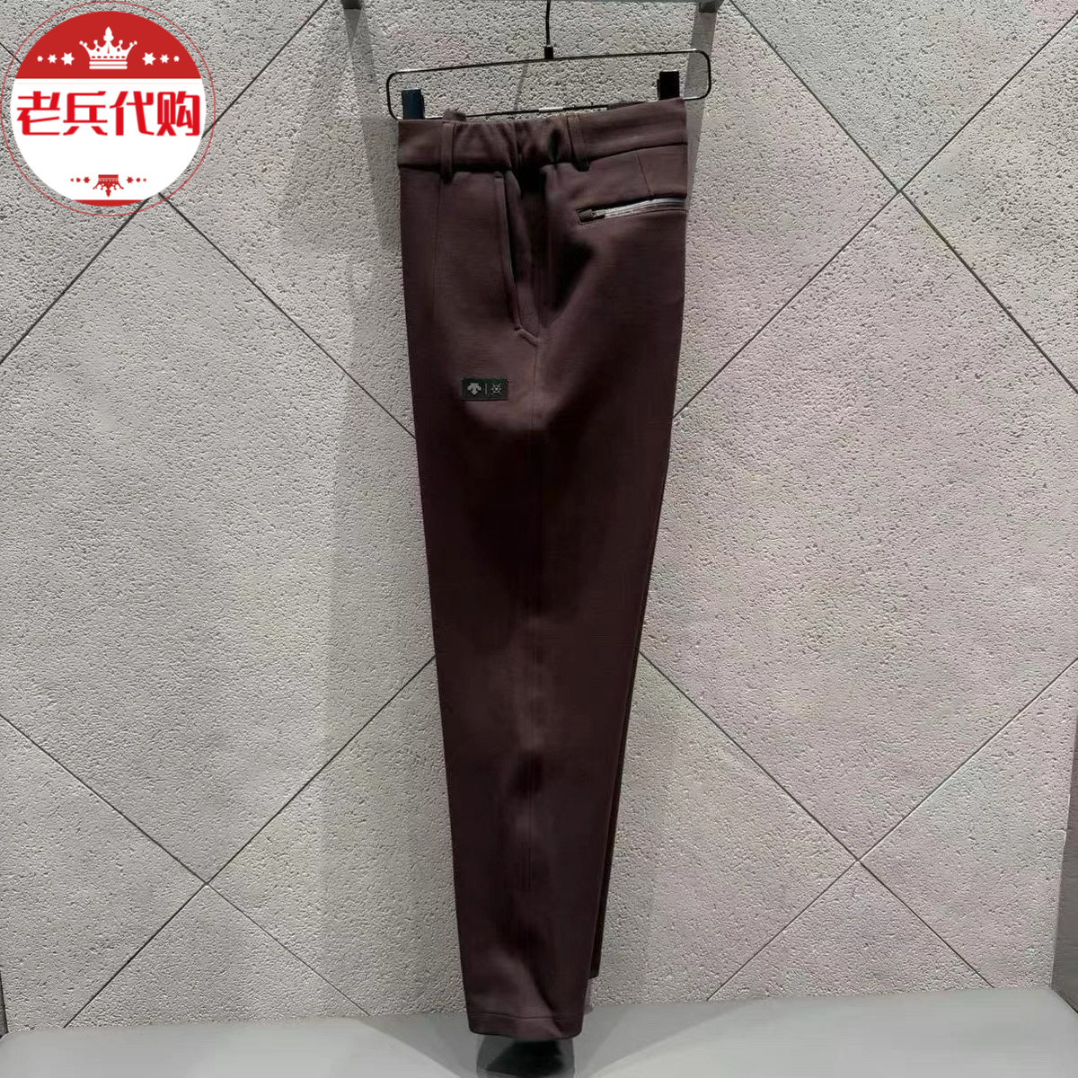 DESCENTE 迪桑特22款DUALIS都市商务男士保暖运动长裤D2431DPT83