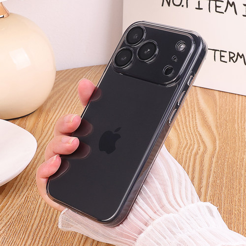 高清透亮玻璃背板适用苹果17手机壳iPhone16promax全包带镜头膜15玻璃壳14散热13Pro新款17AIR透黑12爆款plus