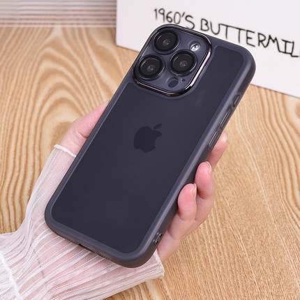 适用苹果15手机壳iPhone16promax硅胶男女12promax防摔14plus自带镜头膜软壳14promax简约13pro防尘潮保护套