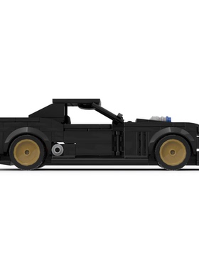 MOC国产小颗粒积木speed赛车Hoonicorn 8跑车模型儿童益智DIY玩具