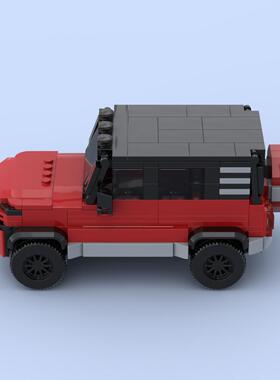 MOC国产小颗粒拼插积木SUV仰望U8汽车模型儿童益智科教手工玩具车