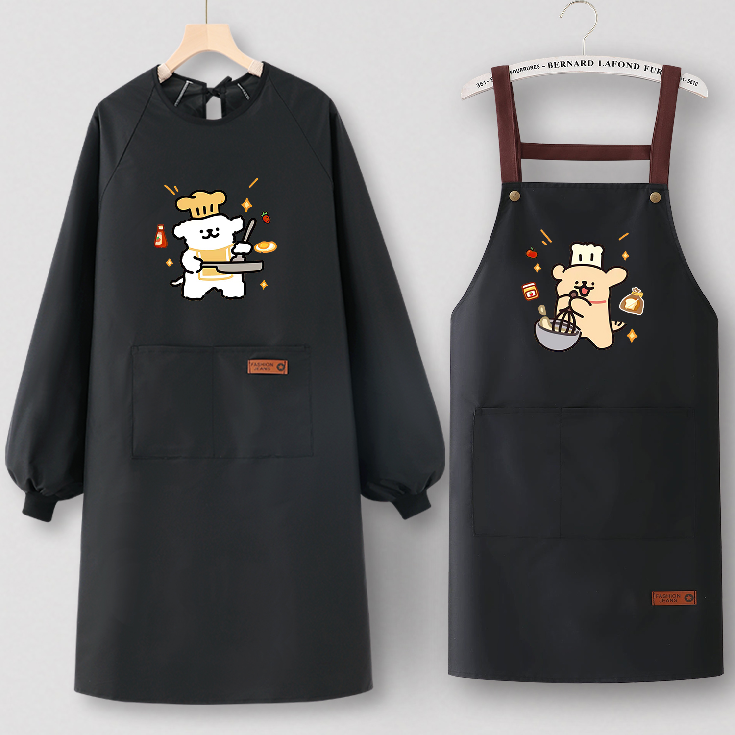 防水围裙宠物店厨房家用耐磨