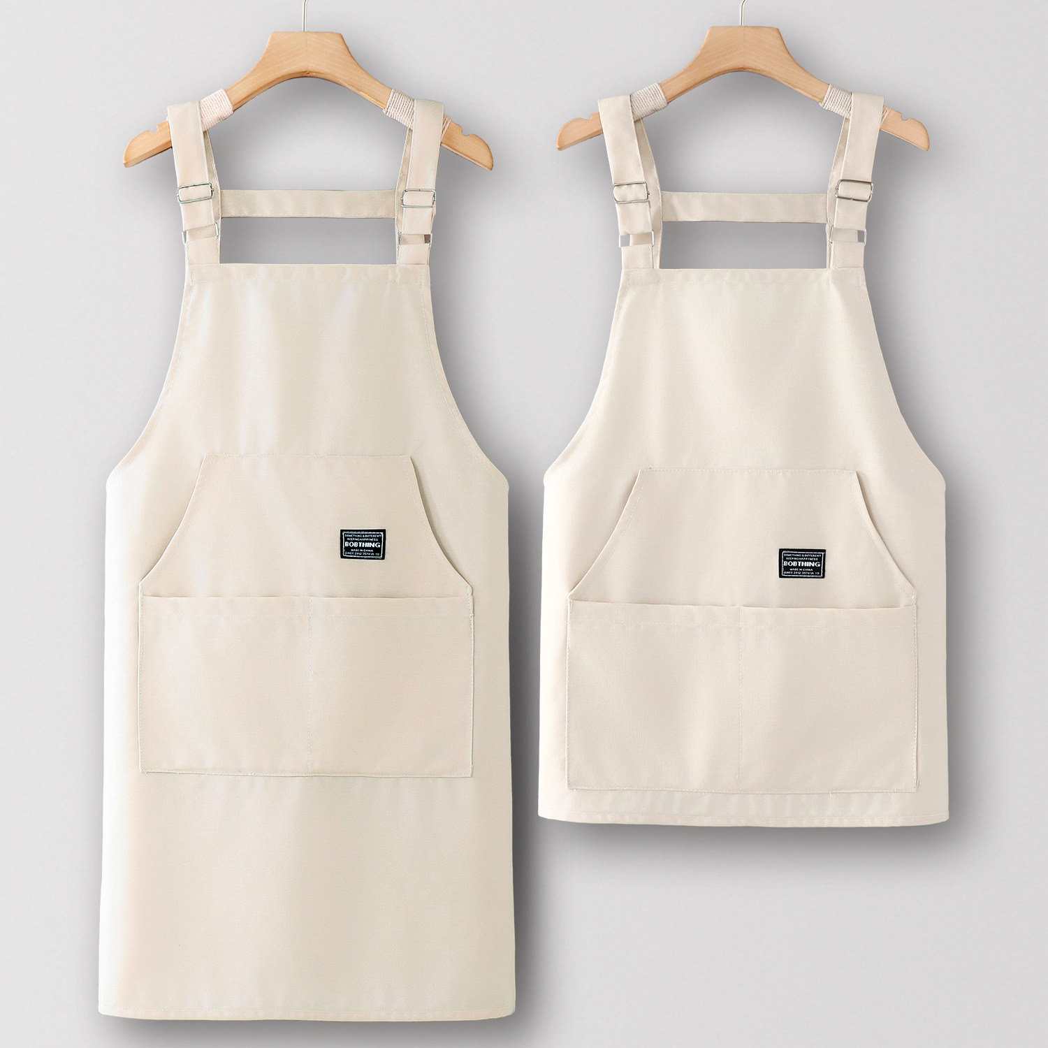 炒菜围裙厨房家用洋气做饭工作服女餐饮上班专用防脏2026新款定制