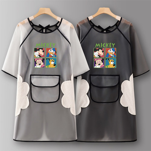 TPU围裙防水防油超好看的罩衣女厨房家用2025新款男定制logo印字