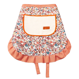 夏天半身围裙厨房家用女纯棉烘焙2025新款工作餐饮专用上班可擦手