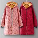 秋冬工作服女 加绒加厚保暖防水防油围裙厨房家用长袖 新款 罩衣冬季